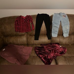 Girl clothes size5t bundle